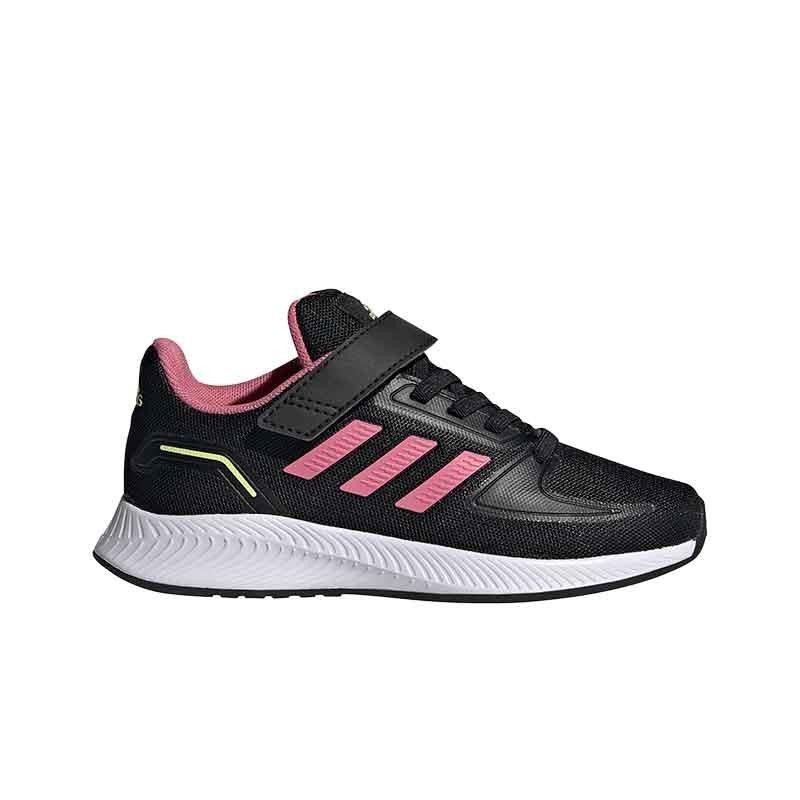 adidas Runfalcon 2.0 Negro Rosa para Niña | Totalsport.es Color Negro  Deporte Running Genero NIÑO TALLA CALZADO 28