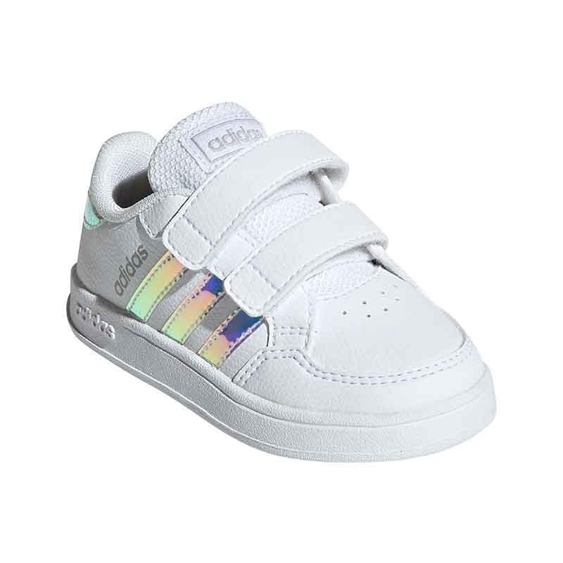 adidas Breaknet Blanco Iridiscente Infantil | Totalsport.es Deporte  Lifestyle Color Blanco Genero BEBE TALLA CALZADO 25